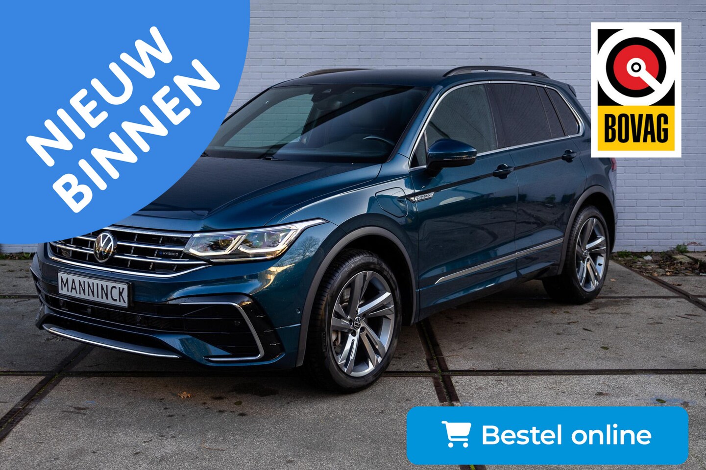 Volkswagen Tiguan - 1.4 TSI R-LINE IQ-LIGHTS|TREKHAAK|AUTOPARK|PlugIn|Carplay/android - AutoWereld.nl