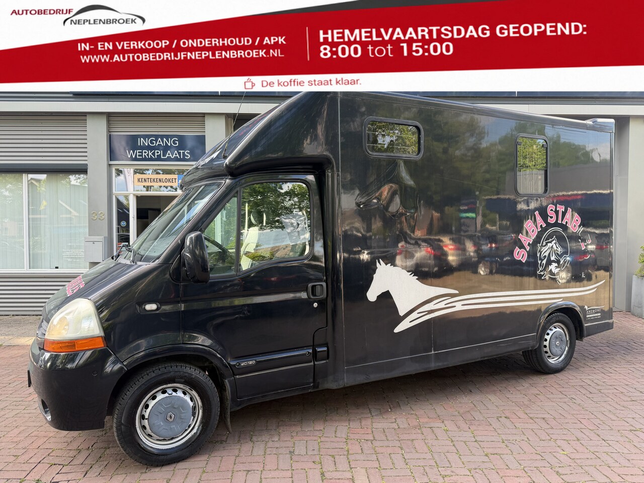 Renault Master - T35 2.5 dCi L3H1 DC Paardenwagen – 2007 – MTM – Airco – Nieuwe APK - AutoWereld.nl