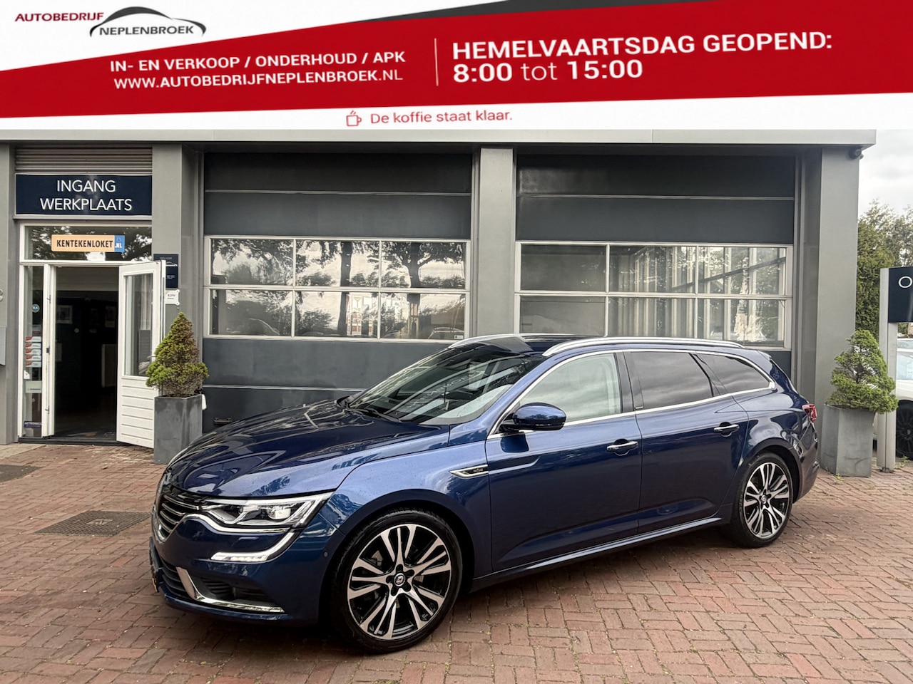 Renault Talisman Estate - 1.6 TCe Initiale Paris Bj 2016 Km 104.000 Automaat,Leer,Navi,Clima - AutoWereld.nl