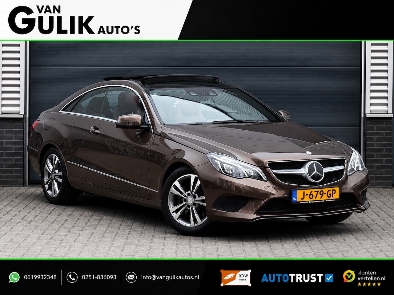 Mercedes-Benz E-klasse Coupé - 250 Sport Edition | Pano | 360 | Distronic | Navigatie | Leder | - AutoWereld.nl