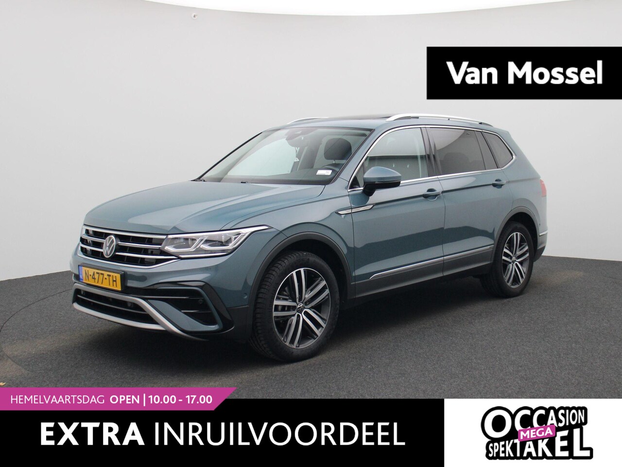 Volkswagen Tiguan Allspace - 1.5 TSI Elegance 7p. | Automaat  | Panoramadak | Trekhaak | Stoel/Stuur verwarming | Virtu - AutoWereld.nl