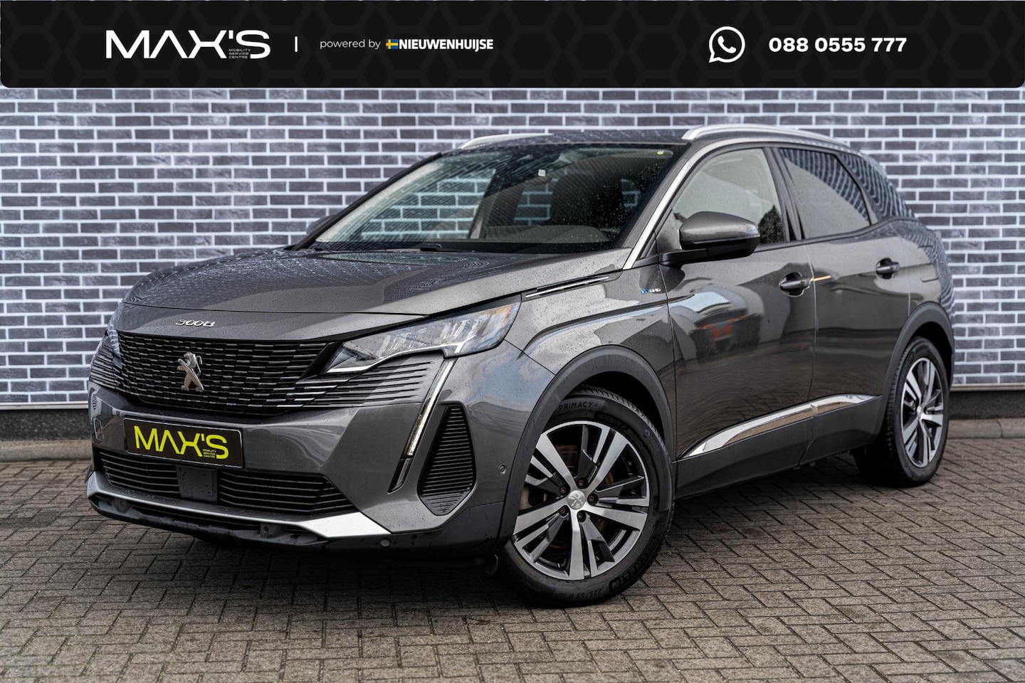 Peugeot 3008 - 1.6 HYbrid 225 Allure Pack Business | Plug-in Hybrid (PHEV) | 180 Graden Camera | Stoelver - AutoWereld.nl