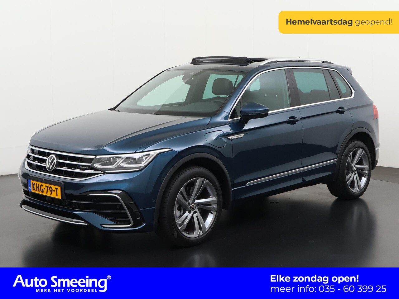 Volkswagen Tiguan - 1.4 TSI eHybrid R-Line | Panoramadak | Leder | Memory stoel | Zondag Open! - AutoWereld.nl