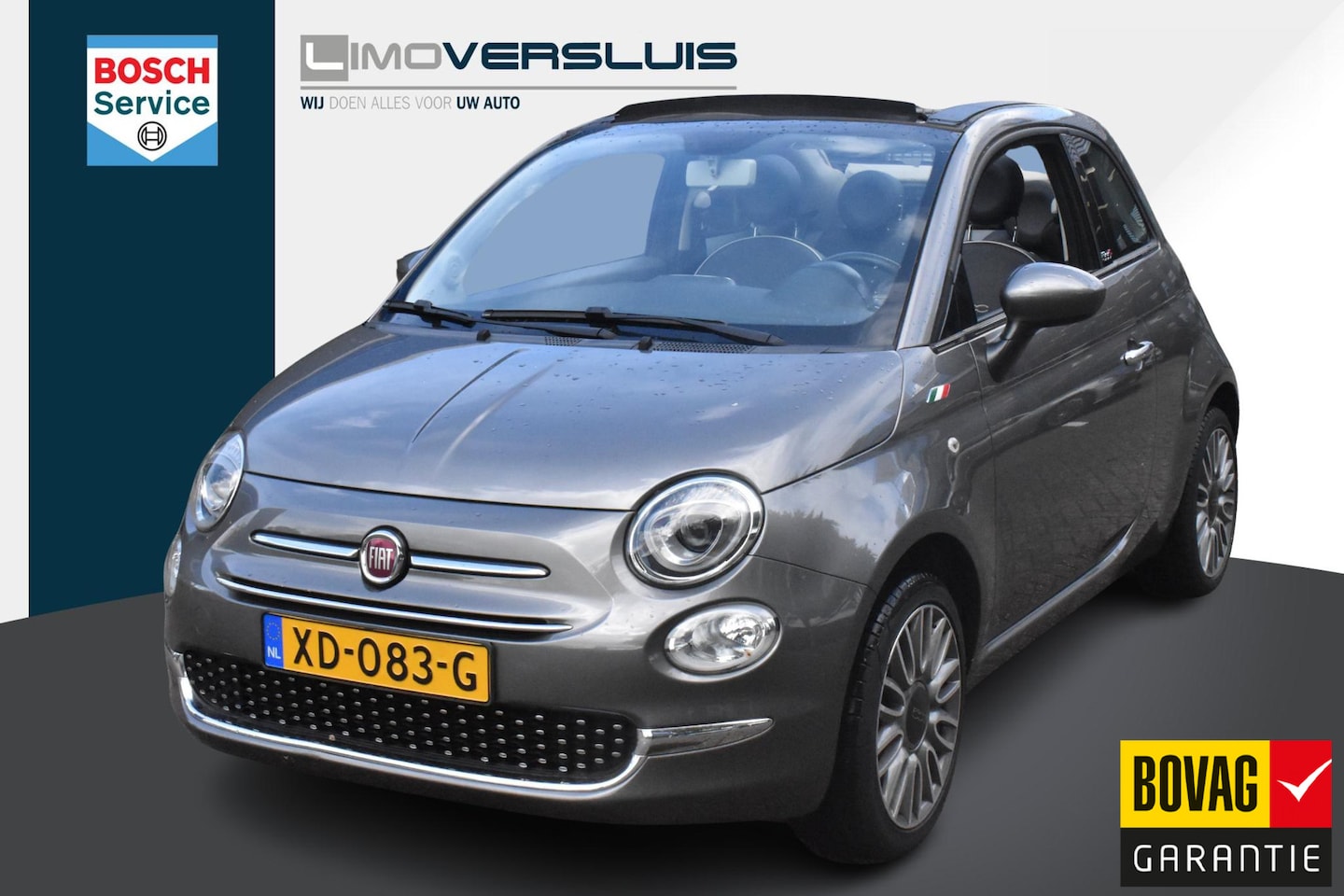 Fiat 500 C - 1.2 Automaat | Cabrio | Climate Control | Half Leder | 12 mnd BOVAG garantie | Whatsapp 06 - AutoWereld.nl