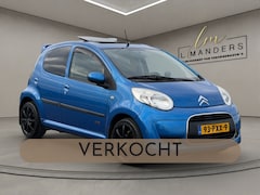 Citroën C1 - 1.0 12V Exclusive VTS 2011 BLAUW | Automaat | Panoramadak