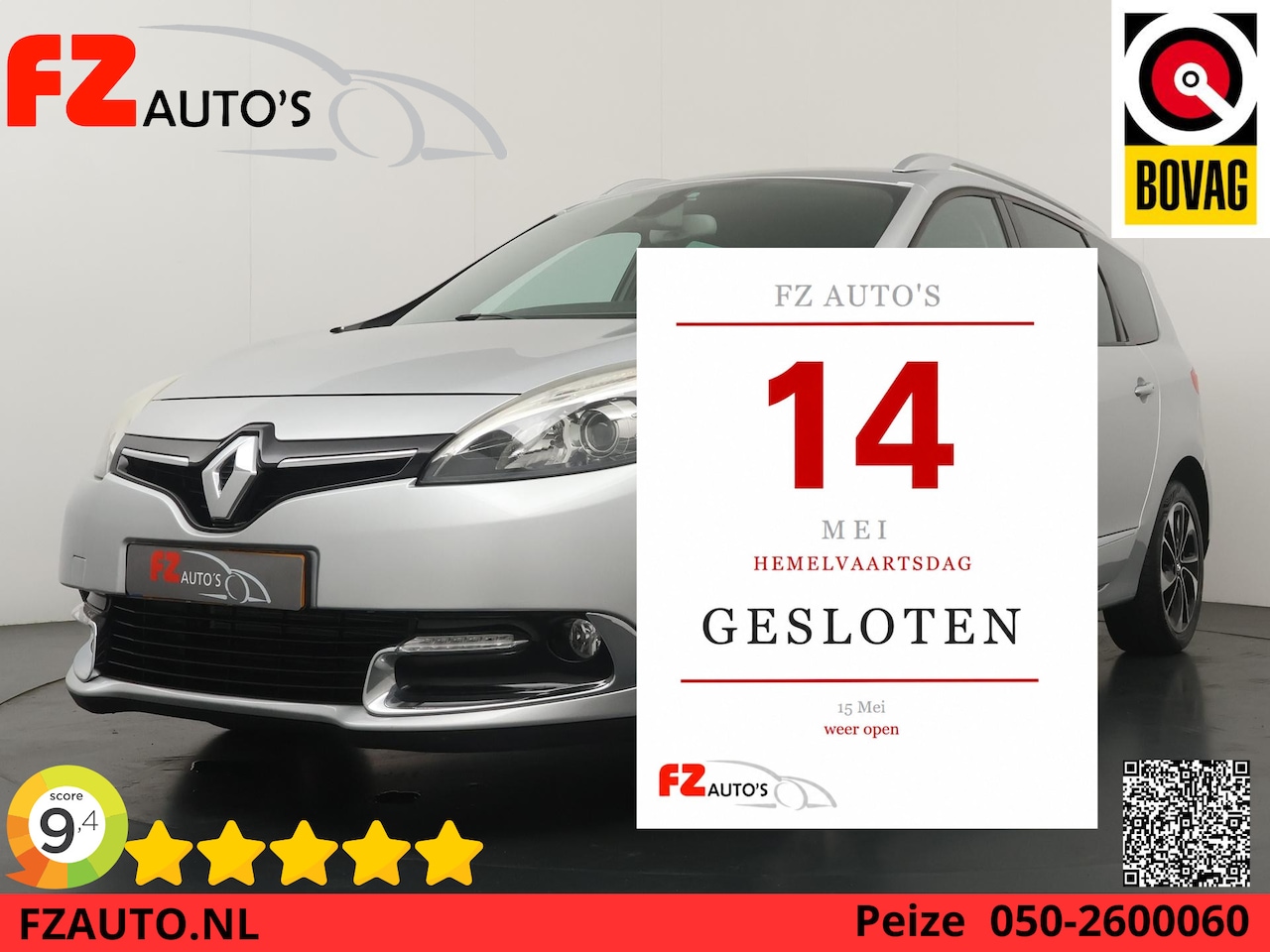 Renault Grand Scénic - 1.2 TCe Bose 7p. - Navigatie - Climate Controle - Trekhaak - Cruise Control - AutoWereld.nl