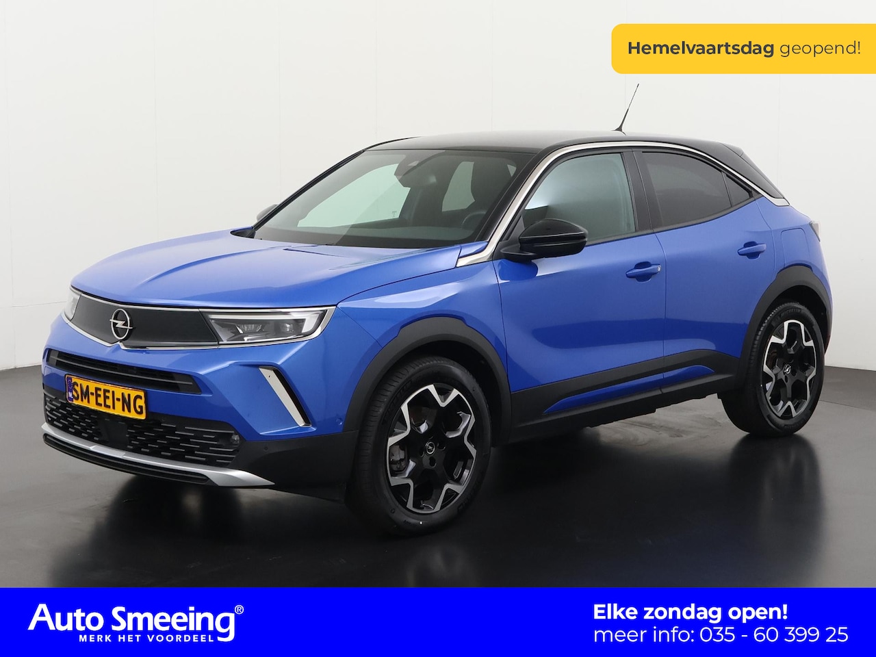 Opel Mokka-e - Ultimate 50-kWh 11kw 3 fase | SOH 100% | Leder | Matrix LED | Navi Pro 10" Display | Zonda - AutoWereld.nl