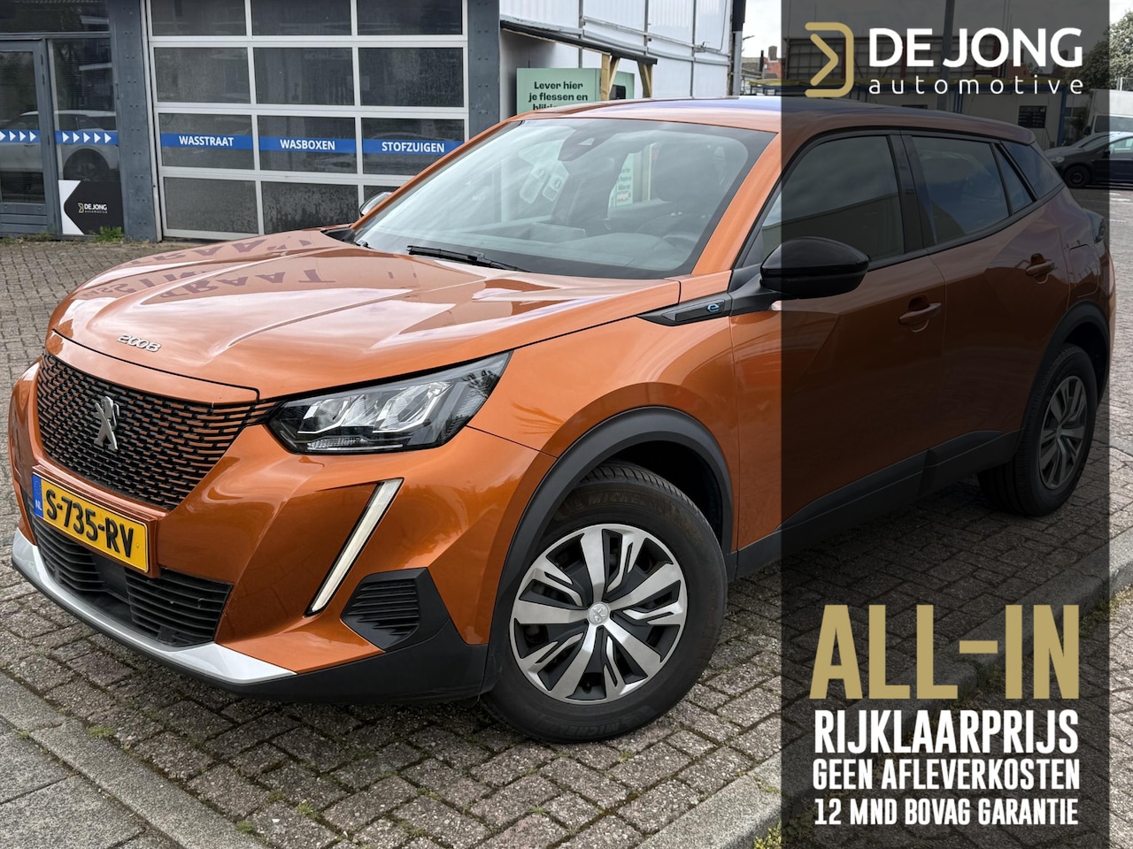 Peugeot e-2008 - EV Active Pack 50 kWh ALL-INRIJKLAARPRIJS/Navi/Airco/Bluetooth/335KM Actieradius - AutoWereld.nl