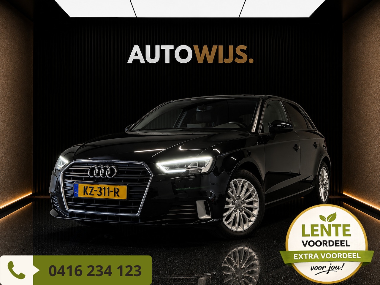 Audi A3 Sportback - 1.0 TFSI Sport Lease Edition|PANO|NAVI|LED|CRUISE|GOED ONDERHOUDEN - AutoWereld.nl