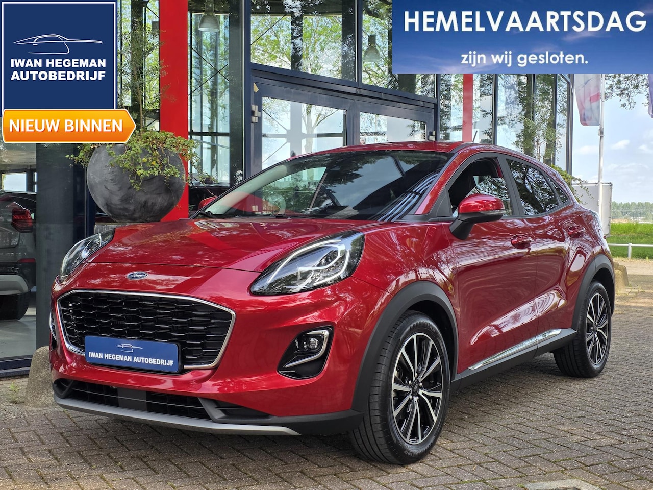 Ford Puma - 1.0 EcoBoost Hybrid Titanium X | Navigatie | Cruise Control | Stoel + Voorruit + Stuurverw - AutoWereld.nl