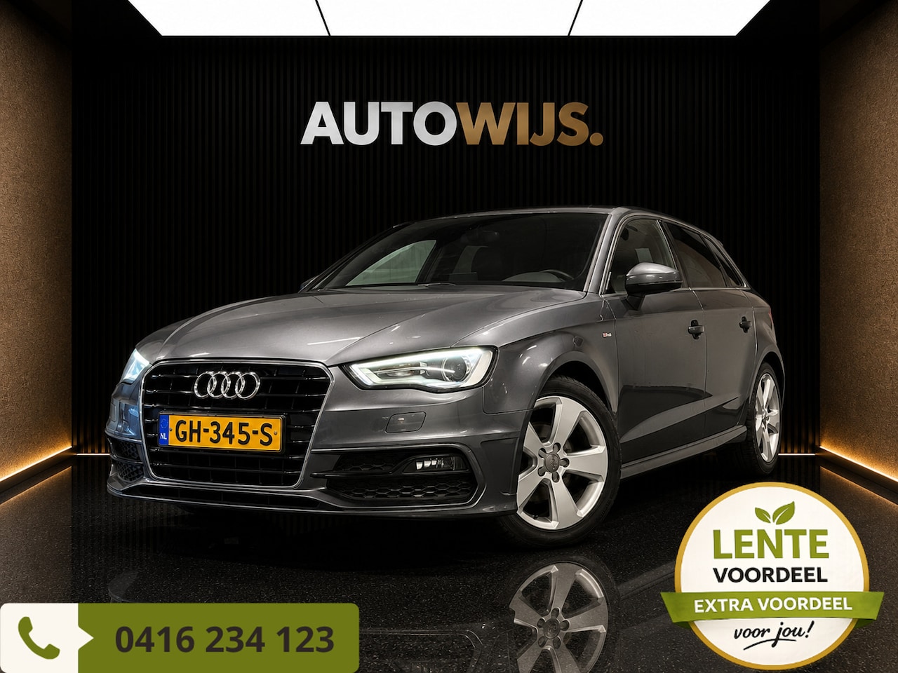 Audi A3 Sportback - 1.4 TFSI CoD Ambition Pro Line S|S-LINE|150PK|XENON|NL AUTO|CLIMA - AutoWereld.nl