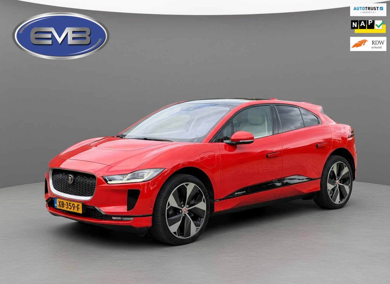Jaguar I-PACE - EV400 First Edition 90 kWh, VOL OPTIES, panoramadak, 22 inch, nieuw accupakket, NL auto me - AutoWereld.nl