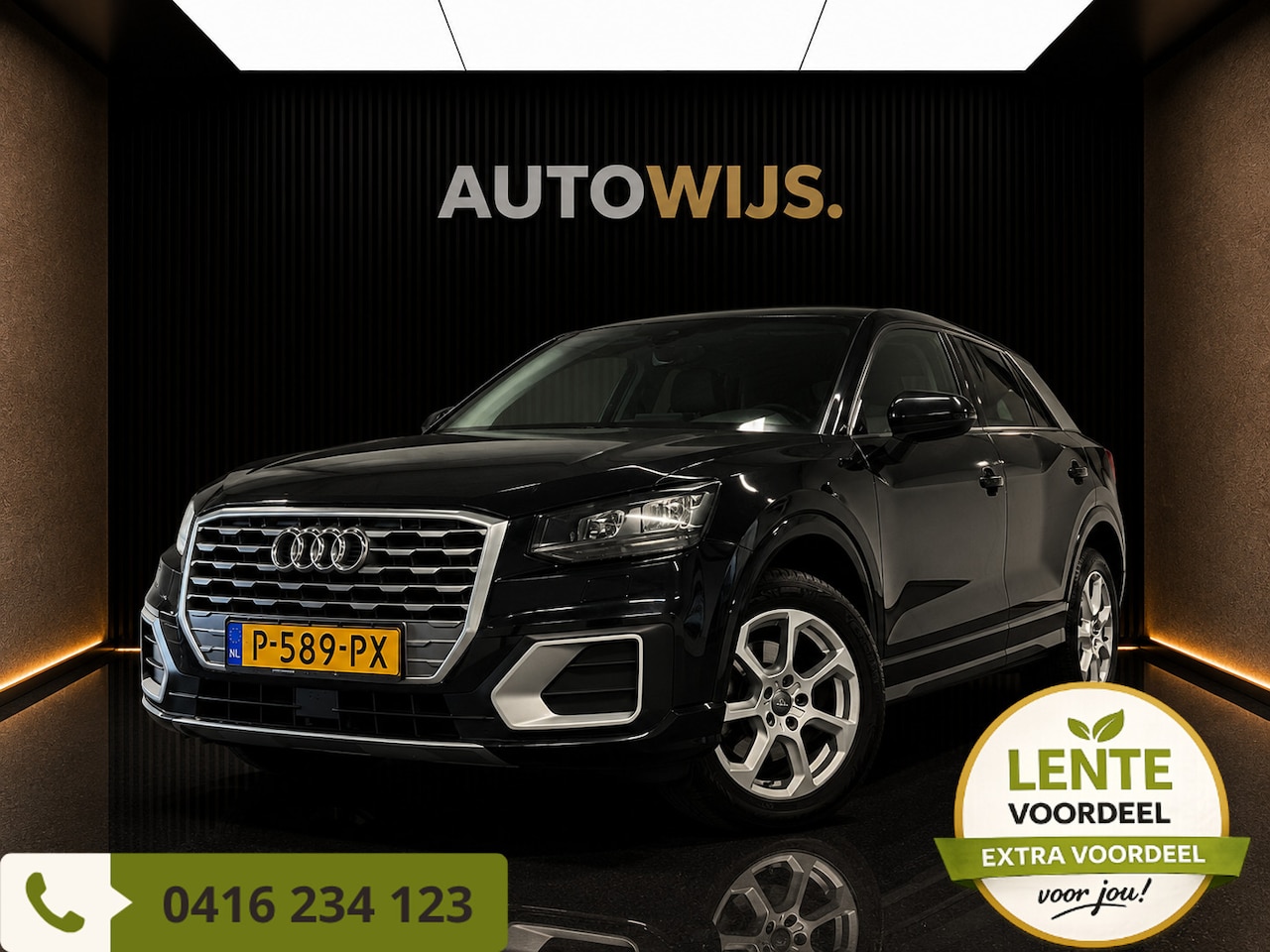Audi Q2 - 1.0 TFSI Sport Pro Line|LEDER|NAVI|DIGIDASH|CLIMA|GOED ONDERHOUDEN - AutoWereld.nl