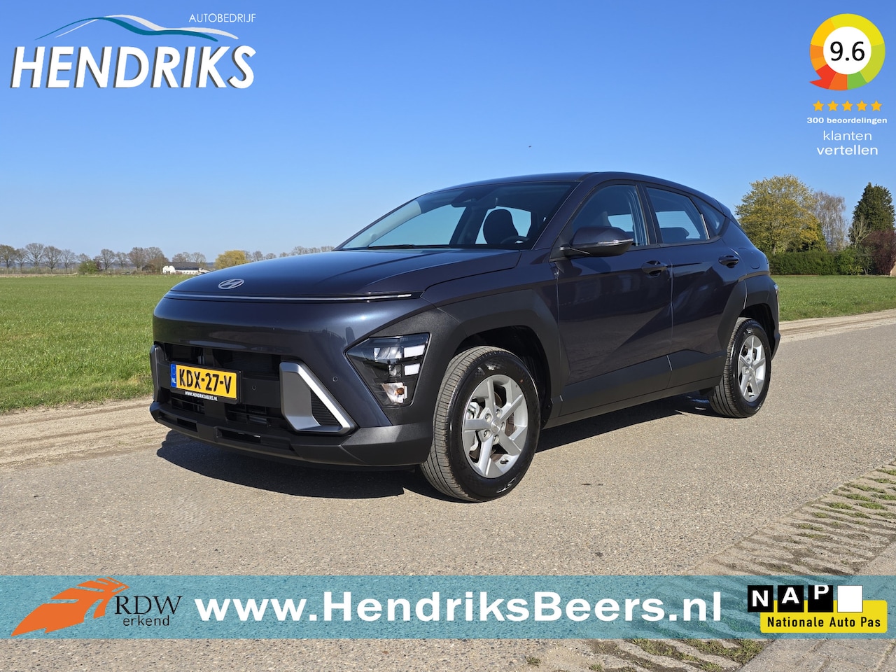 Hyundai Kona - 1.0 T-GDI Comfort - 100 Pk - Euro 6 - Navi - ParkeerCamera - AutoWereld.nl