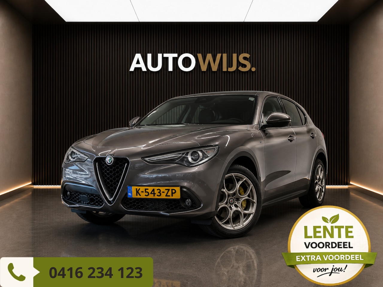 Alfa Romeo Stelvio - 2.0 T AWD First Edition|280PK|PANO|CAMERA|LEDER|NL-AUTO|GOED ONDERHOUDEN - AutoWereld.nl