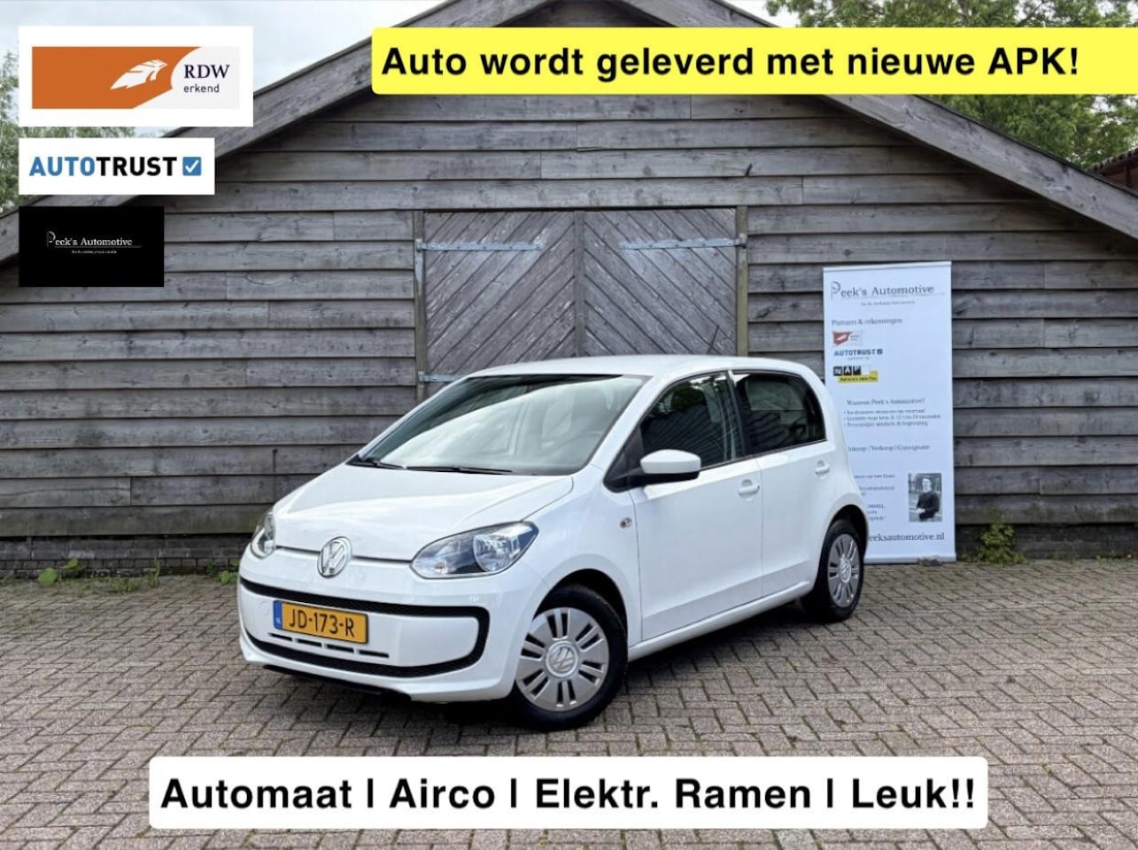 Volkswagen Up! - 1.0 move up! BlueMotion | Automaat | Airco | Elektrische ramen | 5-Deurs | Onderhouden | L - AutoWereld.nl