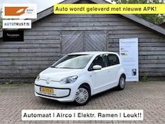 Volkswagen Up! - 1.0 move up BlueMotion | Automaat | Airco | Elektrische ramen | 5-Deurs | Onderhouden | Le