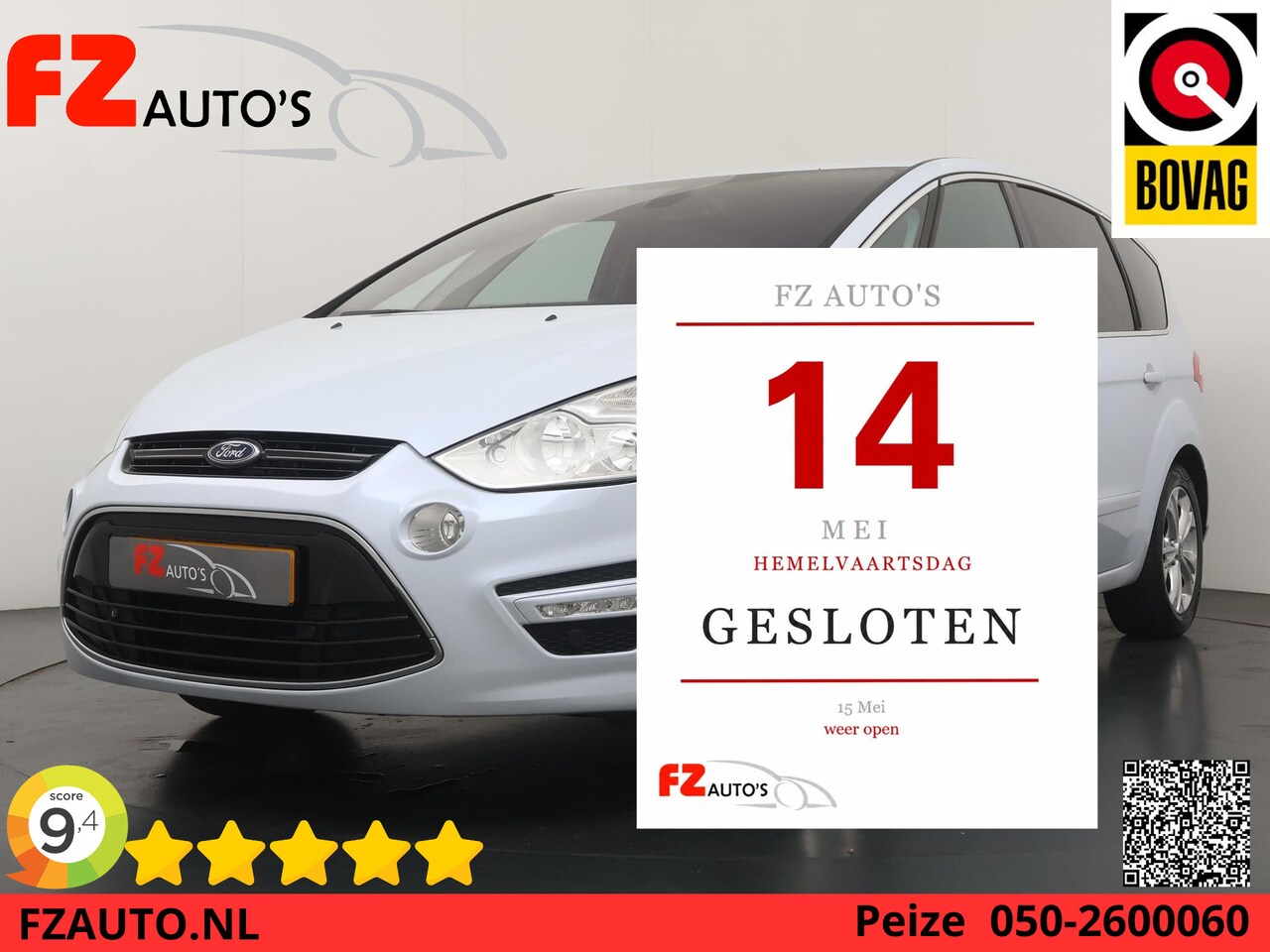 Ford S-Max - 2.0 Titanium 7p. - Navigatie - Cruise Control - Climate Controle - Trekhaak - AutoWereld.nl