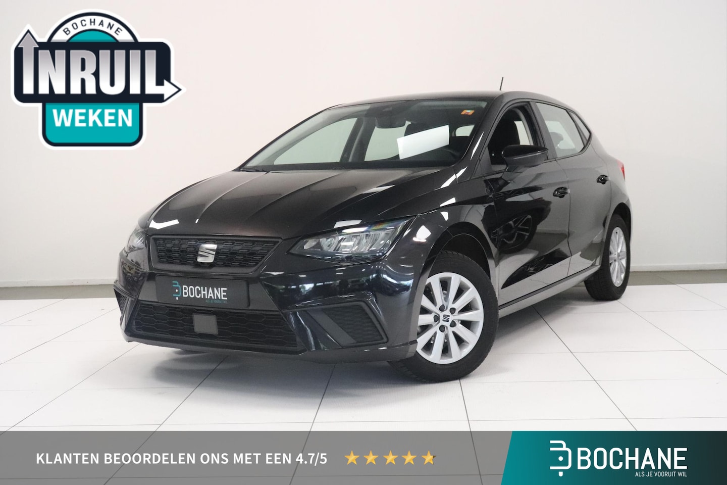 SEAT Ibiza - 1.0 EcoTSI Style | Parkeersensor | Airco | AppleCarplay AndroidAuto Navigatie | LED koplam - AutoWereld.nl
