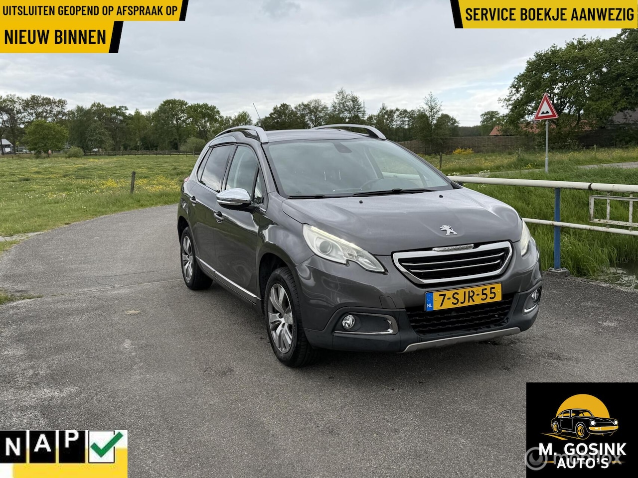 Peugeot 2008 - 1.2 VTi Allure Nap Apk nieuw leder Navi Cruis - AutoWereld.nl