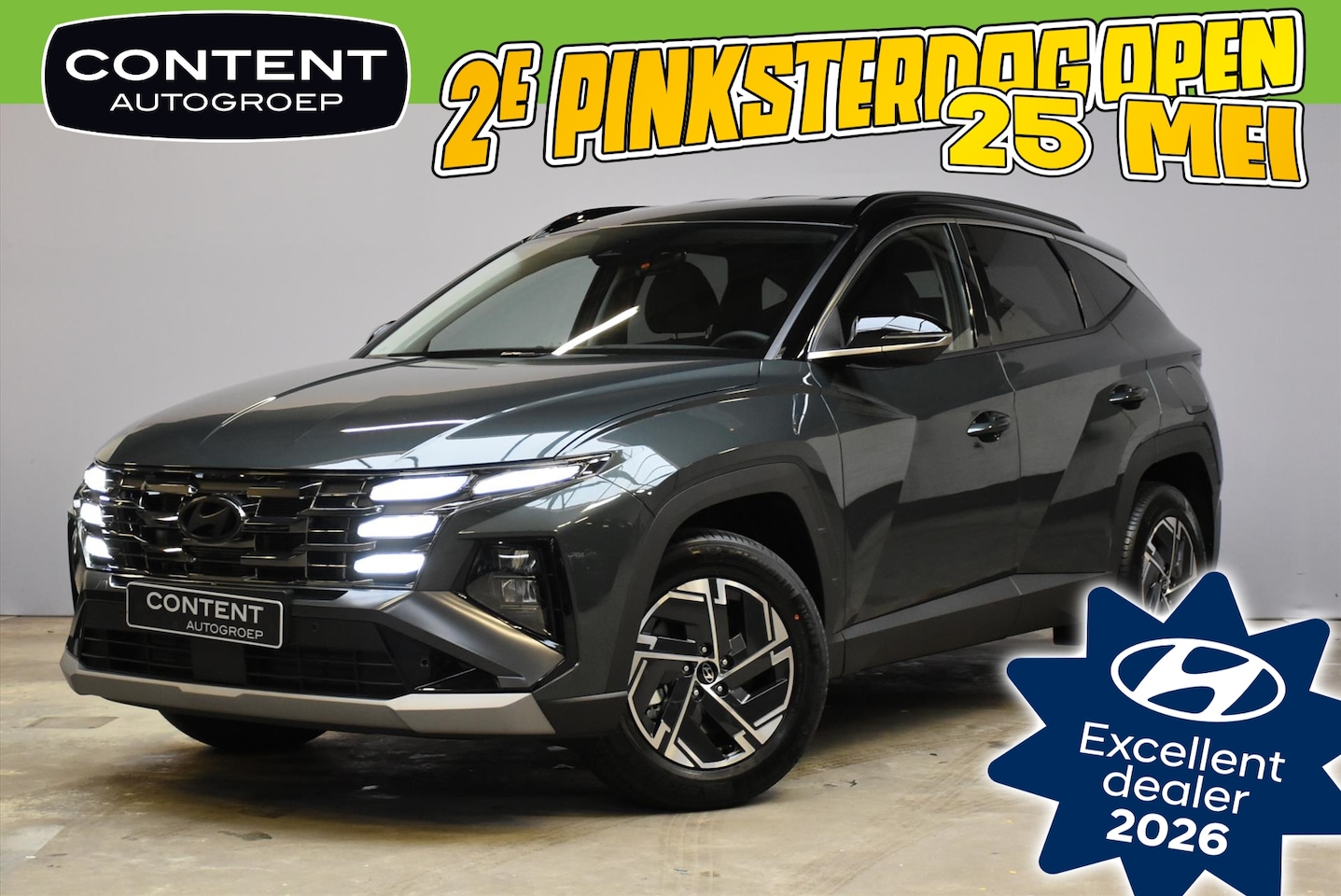 Hyundai Tucson - 1.6 T-GDi HEV 238pk 2WD Aut Comfort Plus I Demo voordeel - AutoWereld.nl