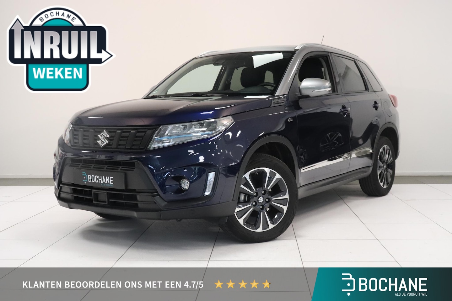 Suzuki Vitara - 1.5 Hybrid Style Rhino Edition | Camera | AppleCarplay AndroidAuto | navigatie | Climate c - AutoWereld.nl