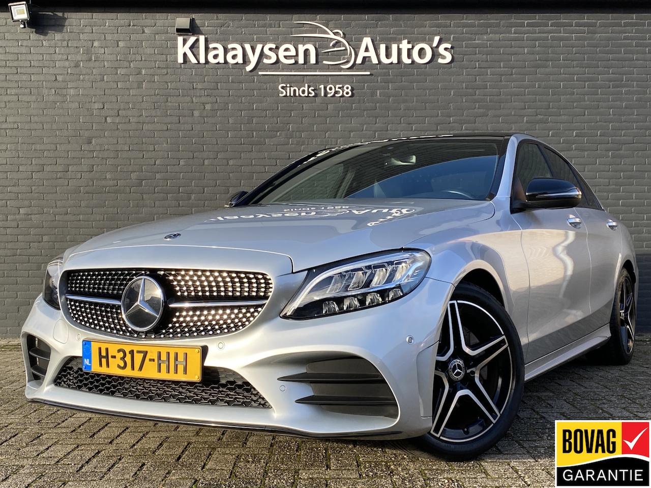 Mercedes-Benz C-klasse - 180 Business Solution AMG AUT. | dealer onderhouden | panoramadak | night pakket | navigat - AutoWereld.nl