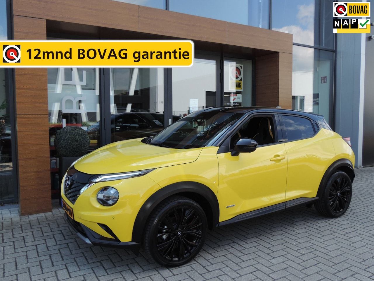 Nissan Juke - 1.6 Hybrid N-Sport AUTOMAAT 28.000km | BOSE | 19” | Stuur/stoelverw | LED kopl | Keyless | - AutoWereld.nl