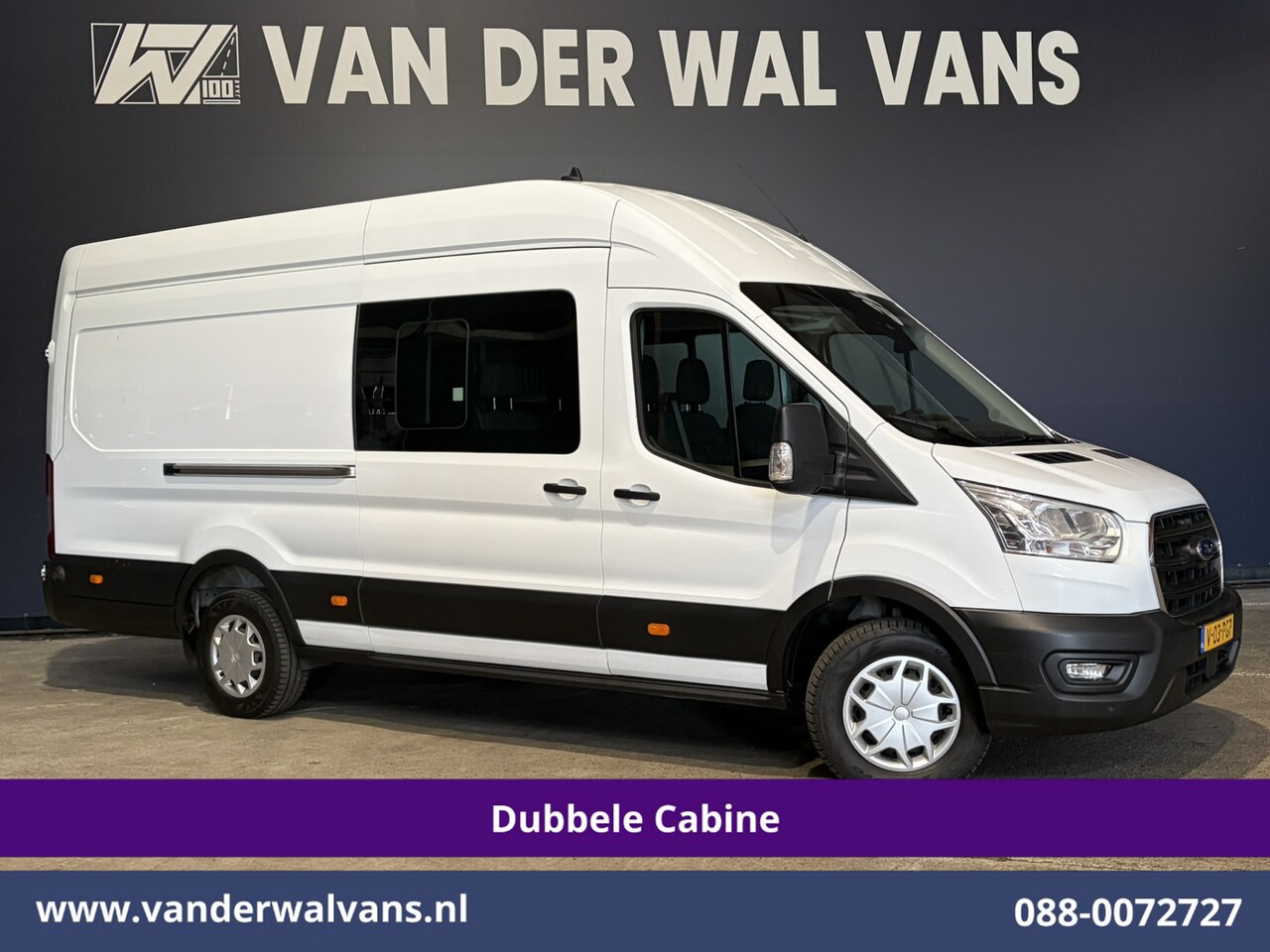 Ford Transit - 2.0 TDCI 170pk L4H3 Dubbele Cabine Euro6 Airco | 6-zits | Camera | LED | Apple Carplay | 2 - AutoWereld.nl