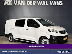 Peugeot Expert - 2.0 BlueHDI 123pk L3H1 Dubbele Cabine Euro6 Airco | 5-Zits | Navigatie | 2500kg Trekhaak C