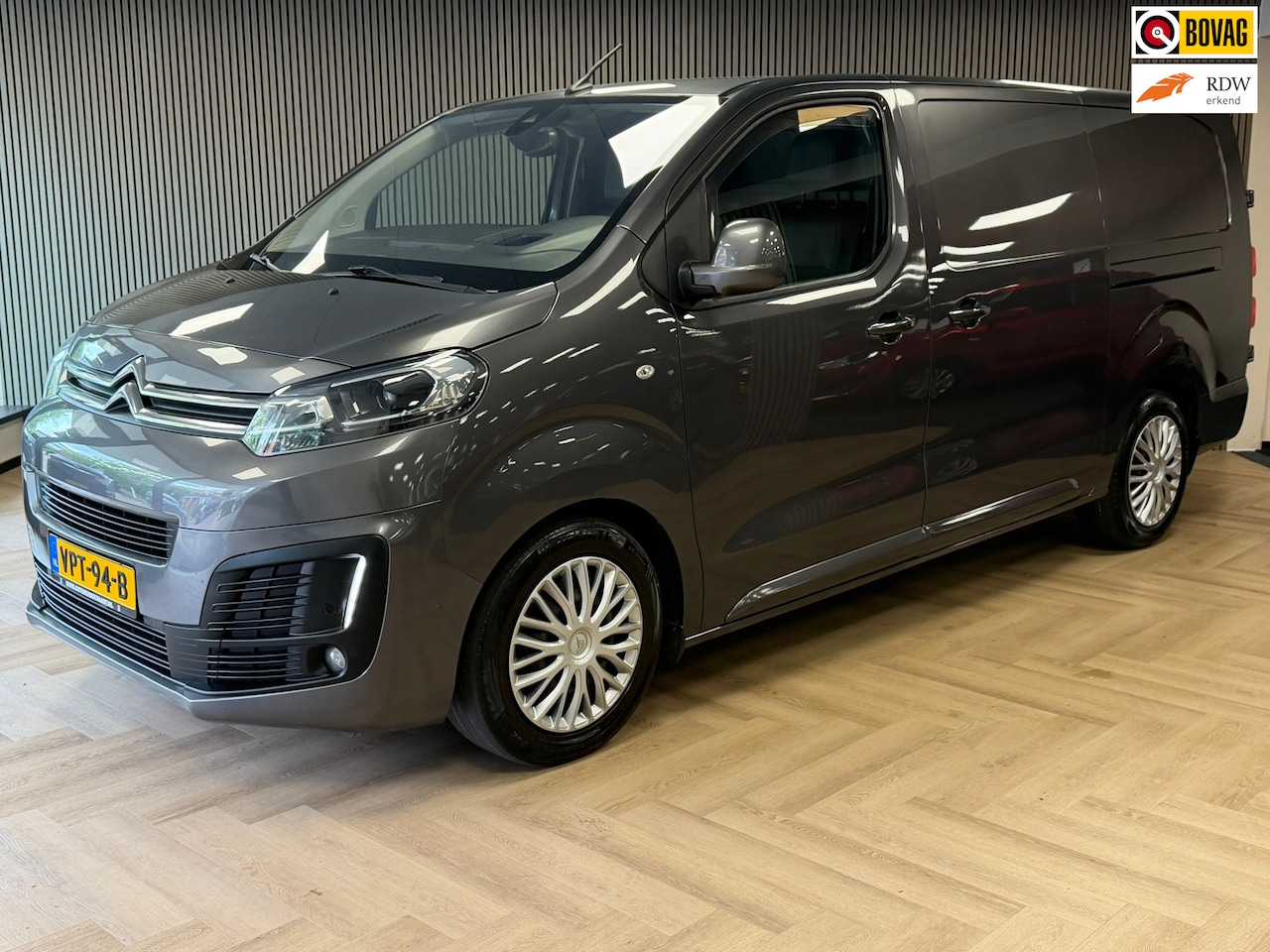 Citroën Jumpy - 2.0 BlueHDI 180 Business XL S&S AUT. SCHUIFDEUREN CAMERA APPLE CARPLAY CRUISE NAVIGATIE KE - AutoWereld.nl