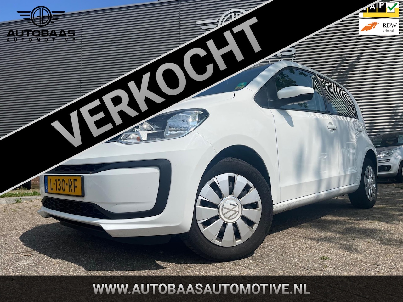 Volkswagen Up! - 1.0 **APK T/M 07-2027** NL-AUTO+NAP+1EIG+CLIMATE CONTROL+CAMERA+TREKHAAK+PARKEERSENOREN+EL - AutoWereld.nl