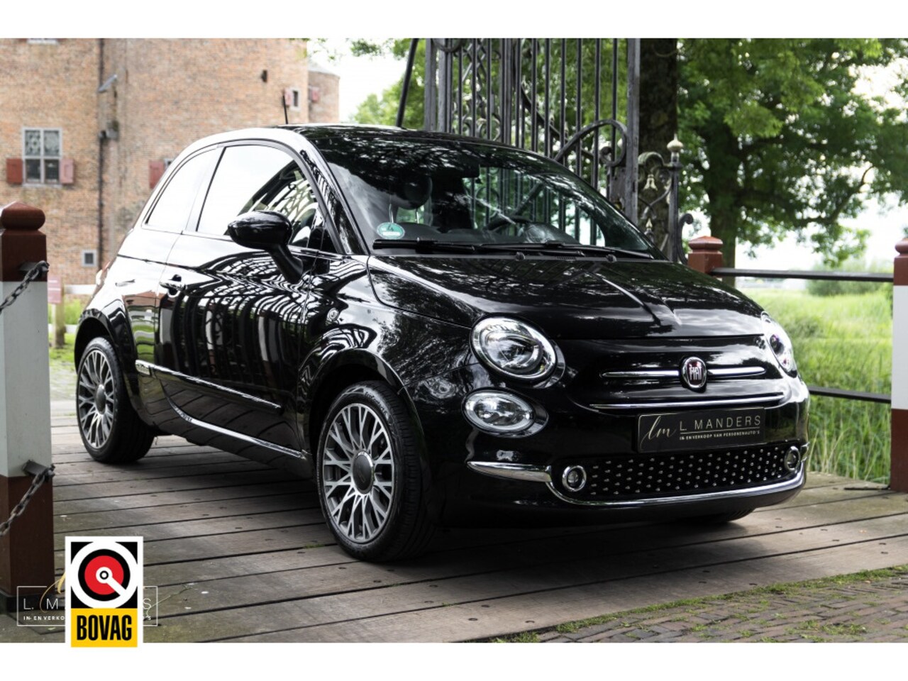 Fiat 500 - 1.0 Hybrid Dolcevita 2022 Zwart | Apple CarPlay | Climate Contro - AutoWereld.nl
