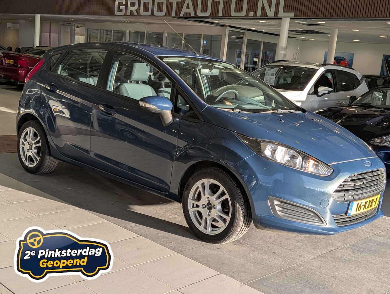 Ford Fiesta - 1.25 Limited Facelift Airco, Isofix, Trekhaak, Stuurbekrachtiging - AutoWereld.nl