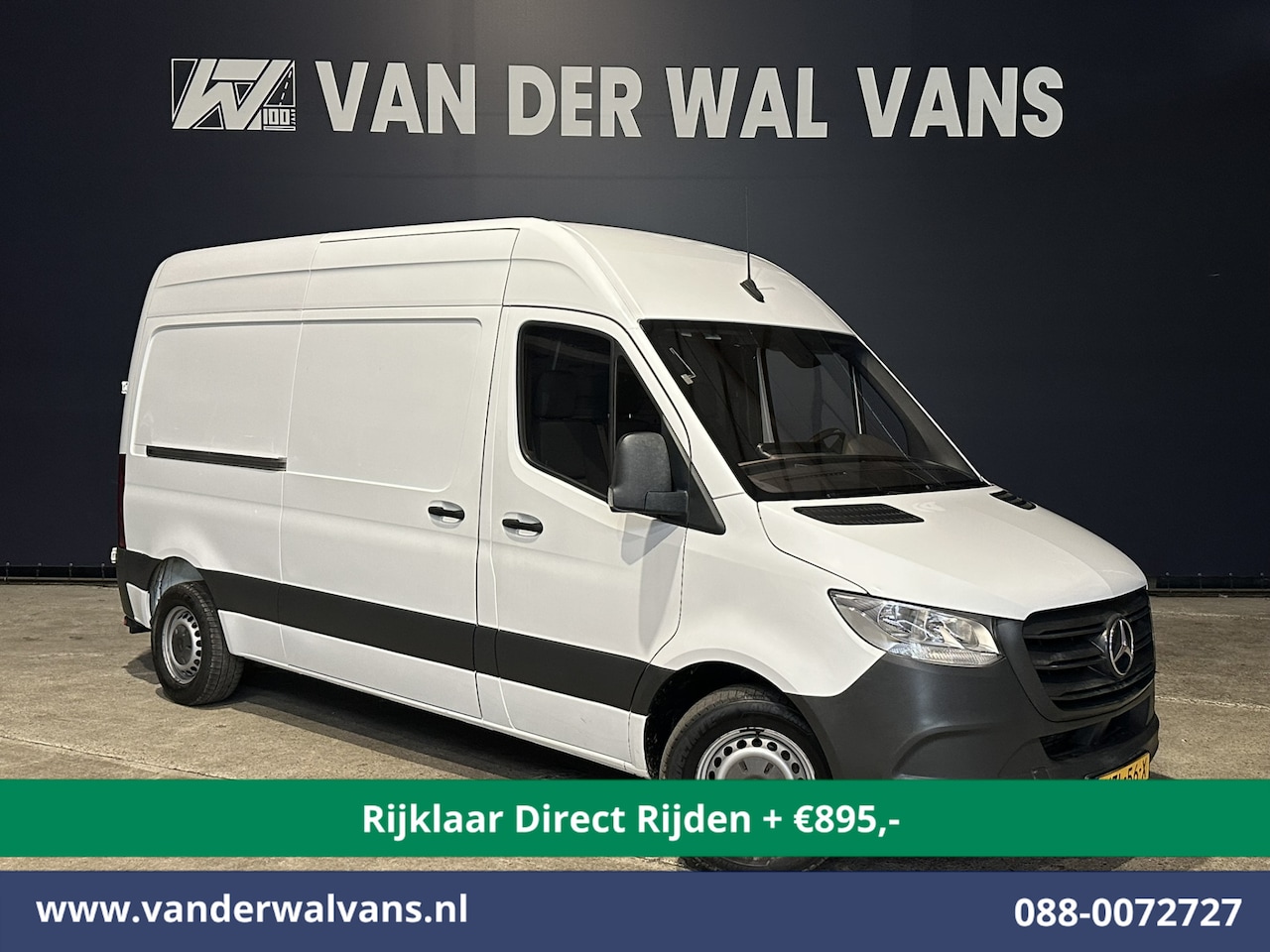 Mercedes-Benz Sprinter - 314 CDI 143pk L2H2 Euro6 *Rijklaar Direct Rijden* Airco | Camera | Apple Carplay | Android - AutoWereld.nl