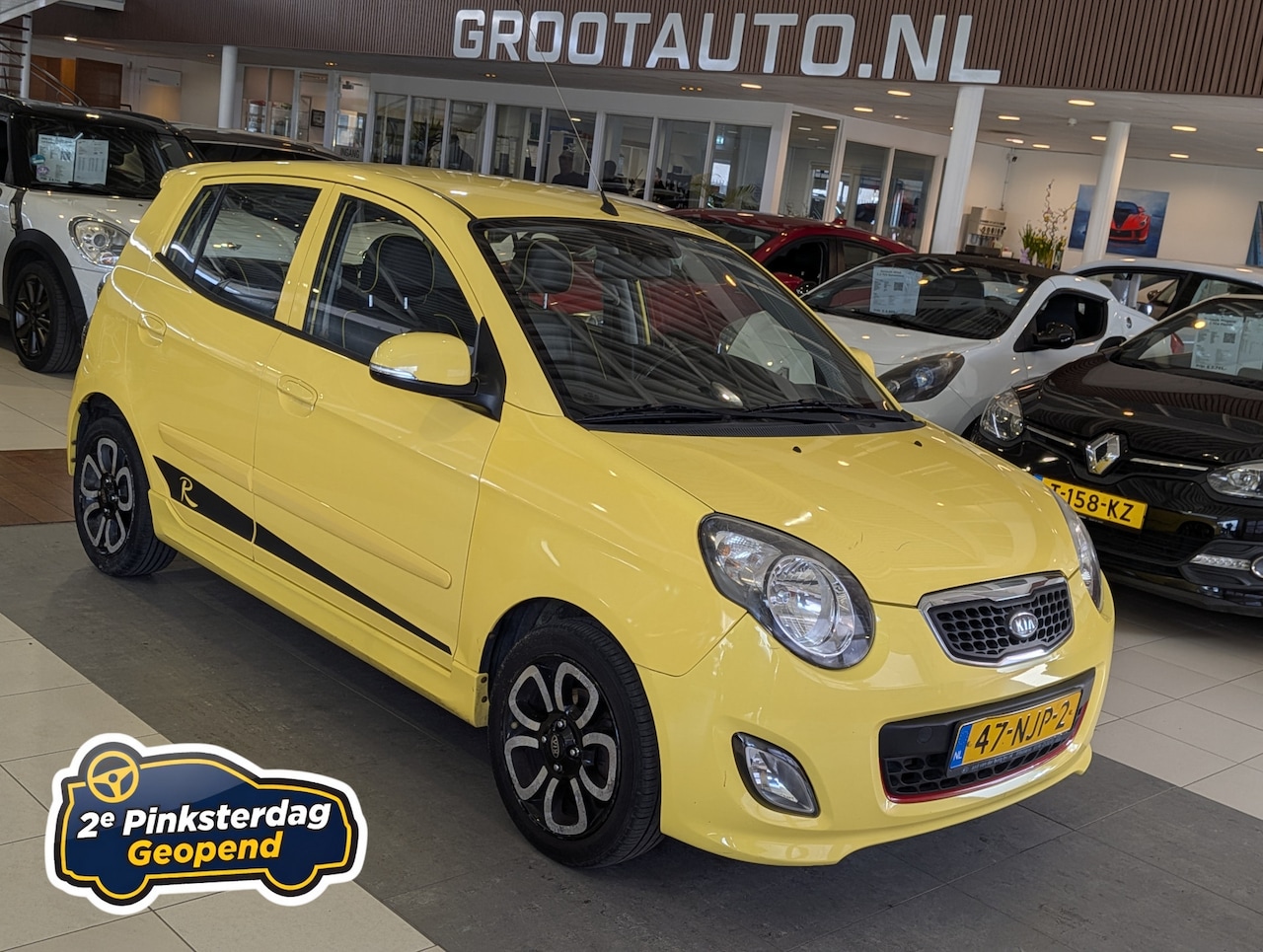 Kia Picanto - 1.1 R-SportbyKia Airco, Stuurbekrachtiging - AutoWereld.nl