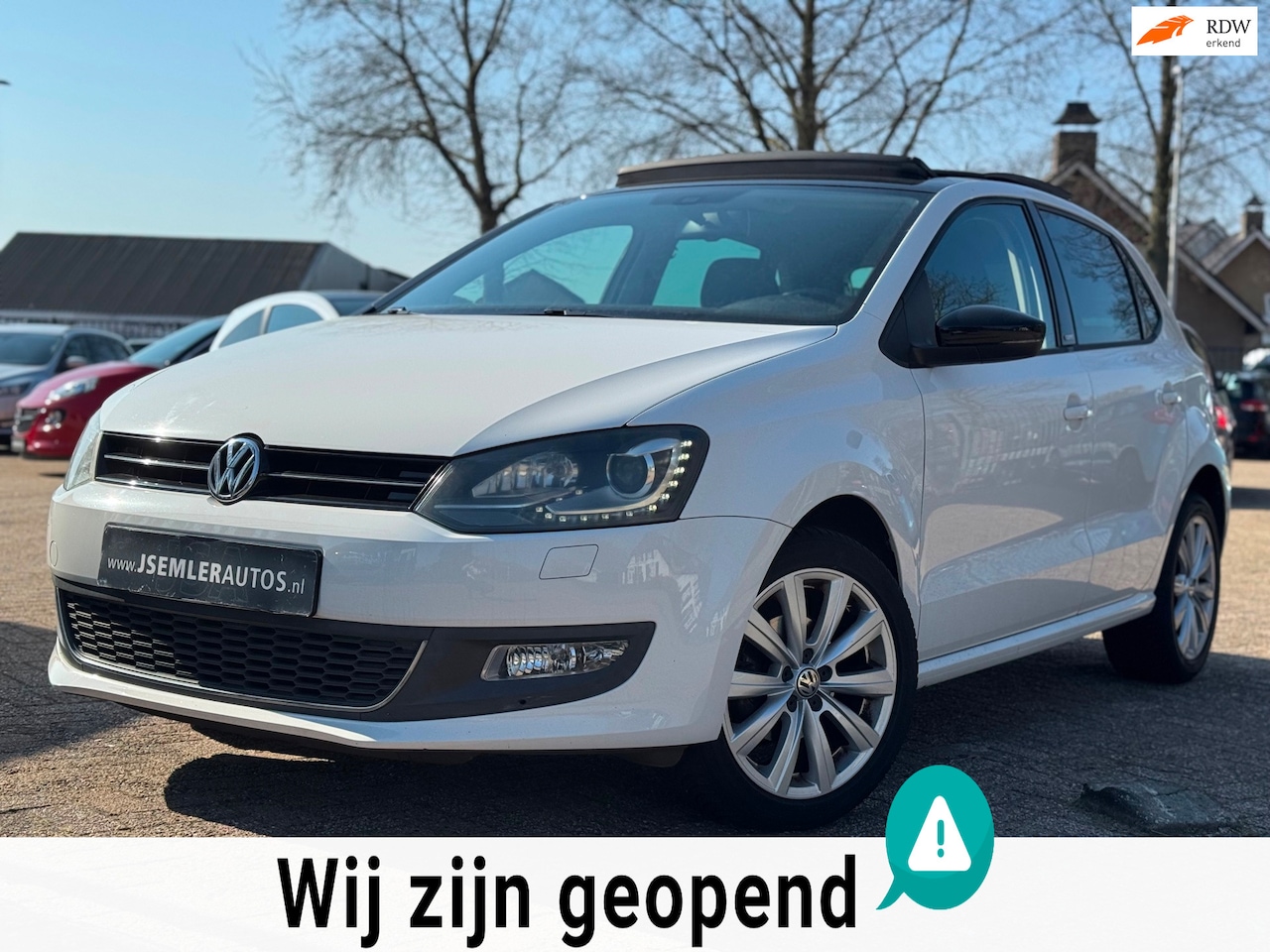 Volkswagen Polo - 1.2 TSI Highline PANORAMA DAK LED CRUISE MF STUUR 105PK - AutoWereld.nl