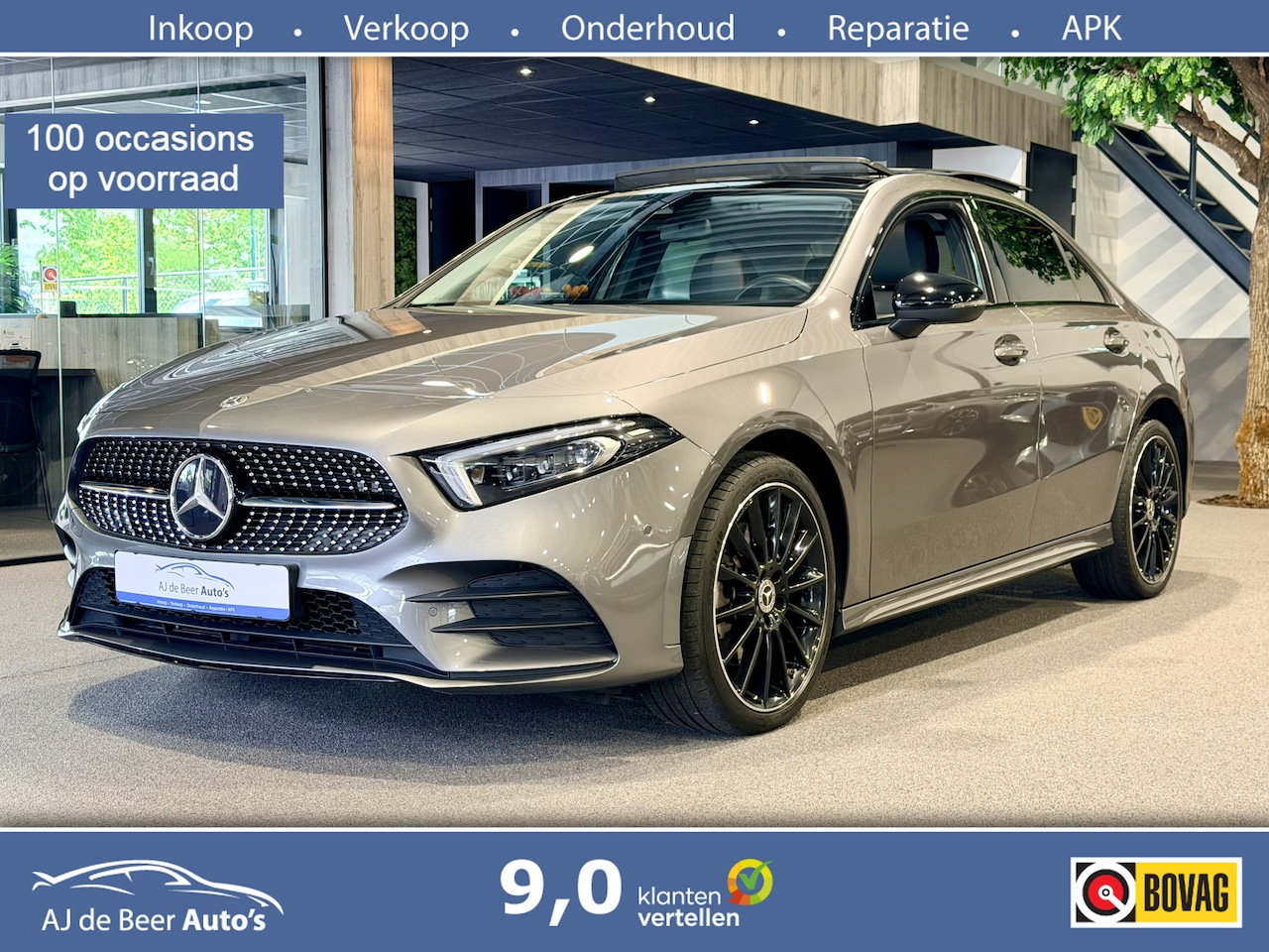 Mercedes-Benz A-klasse - 250 e AMG Line LED | Panorama | Stoelverwarming Navigatie | CarPlay/Android - AutoWereld.nl