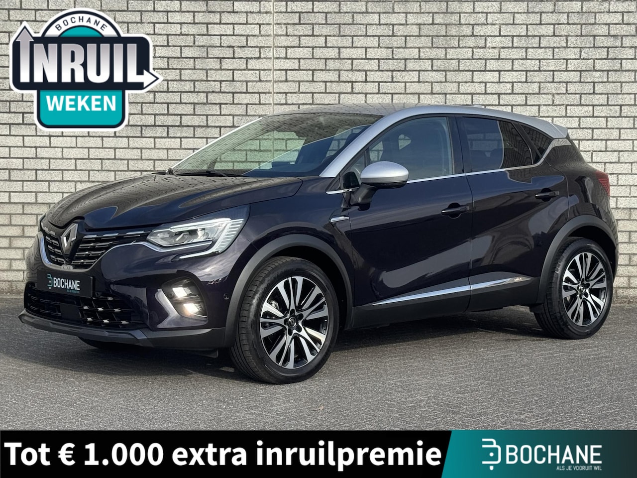 Renault Captur - 1.3 TCe 130 Initiale Paris | Leder | Apple CarPlay / Android Auto | Stoel + Stuurverarming - AutoWereld.nl