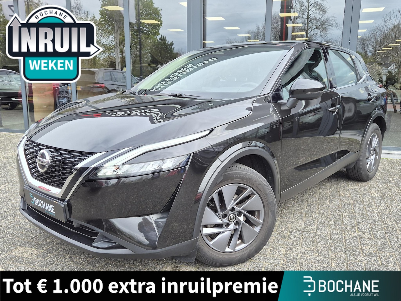 Nissan Qashqai - 1.3 MHEV Xtronic Business Access N-Connecta | Lederen bekleding | Camera | Stoelverwarming - AutoWereld.nl