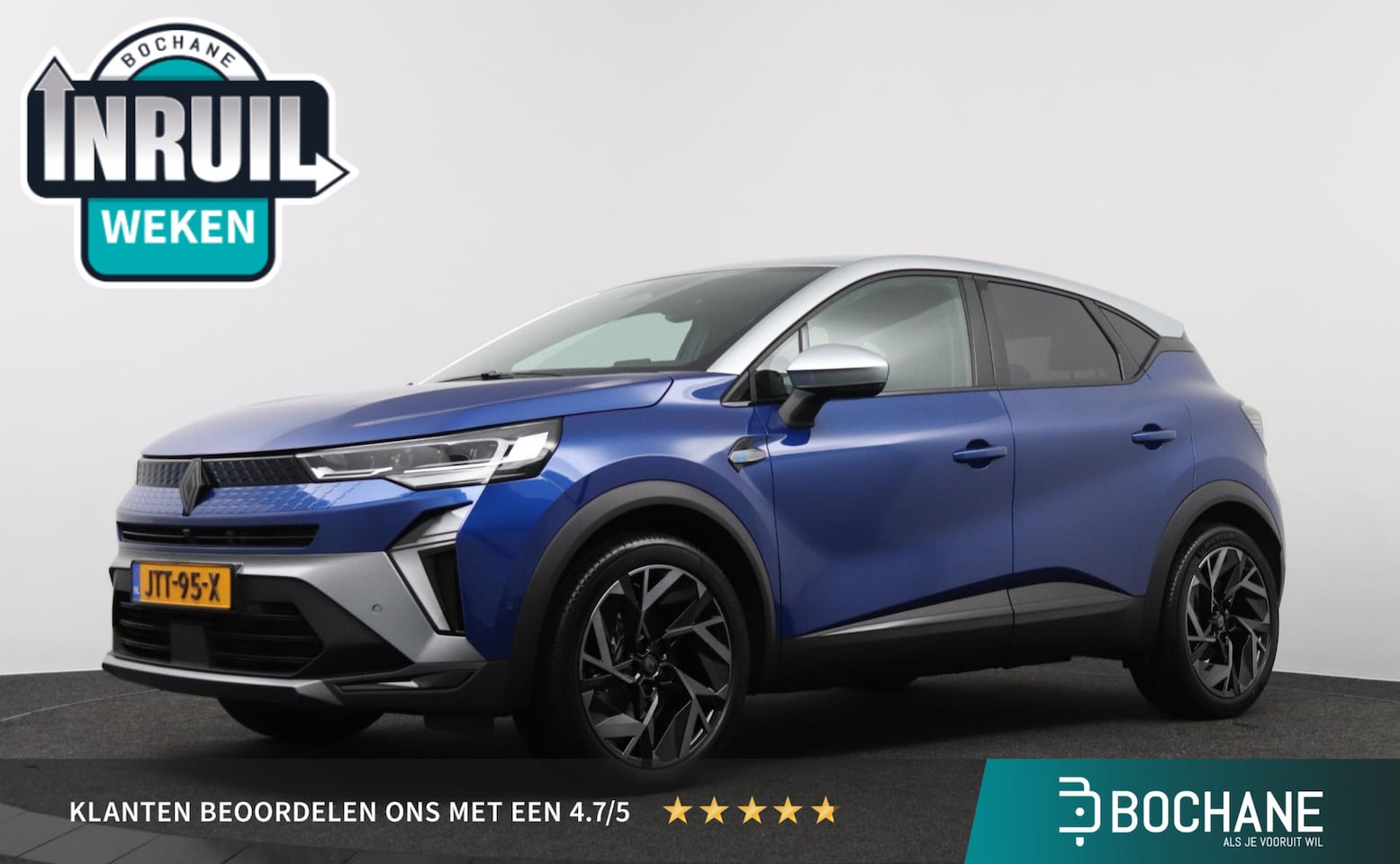 Renault Captur - 1.8 E-Tech full hybrid 160 esprit Alpine Pack Privilege / stoelverwarming / voorruitverwar - AutoWereld.nl