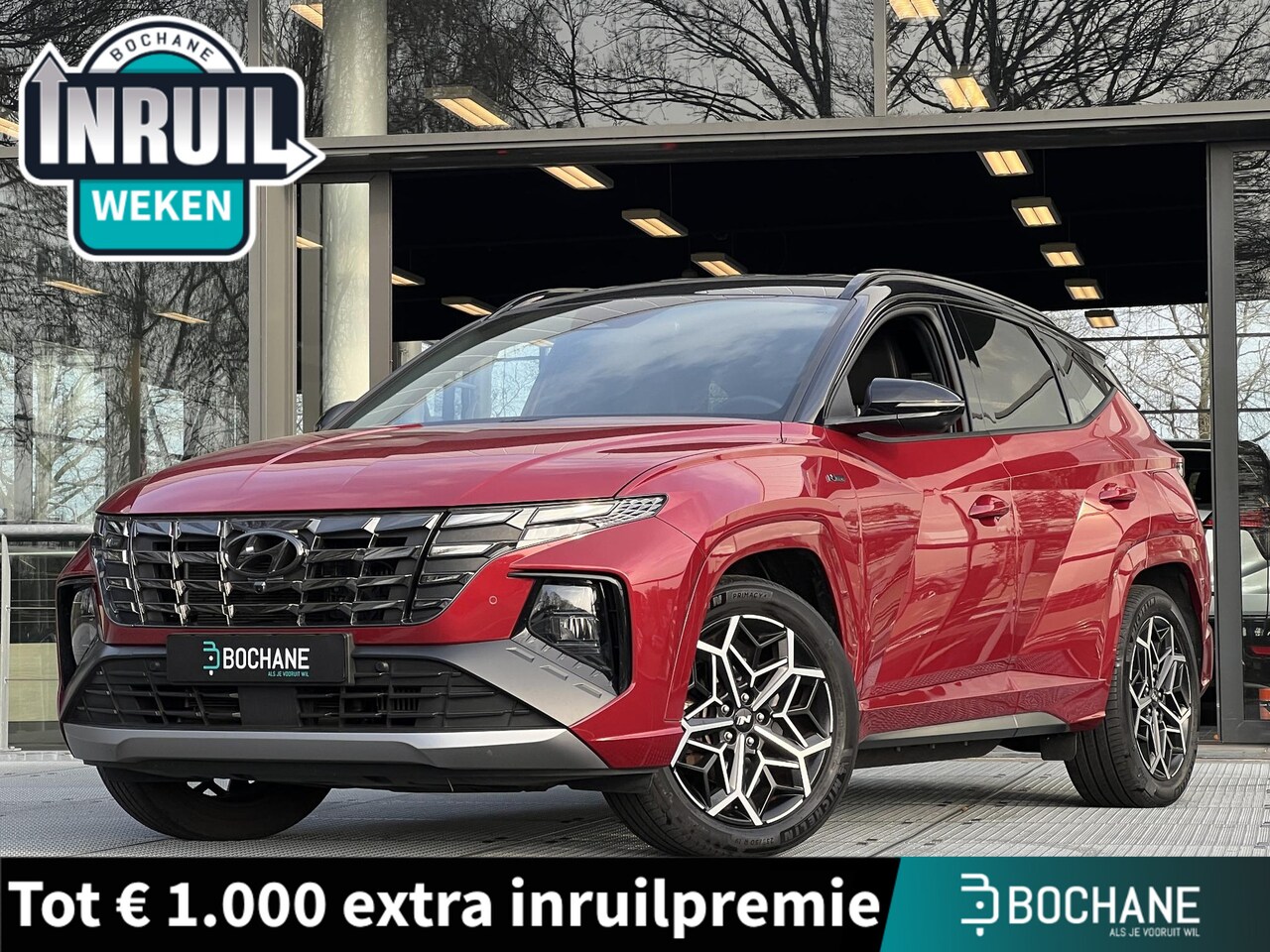 Hyundai Tucson - 1.6 T-GDI PHEV N Line 4WD Automaat 265PK | BSM | Navigatie | Adaptieve Cruise Control - AutoWereld.nl