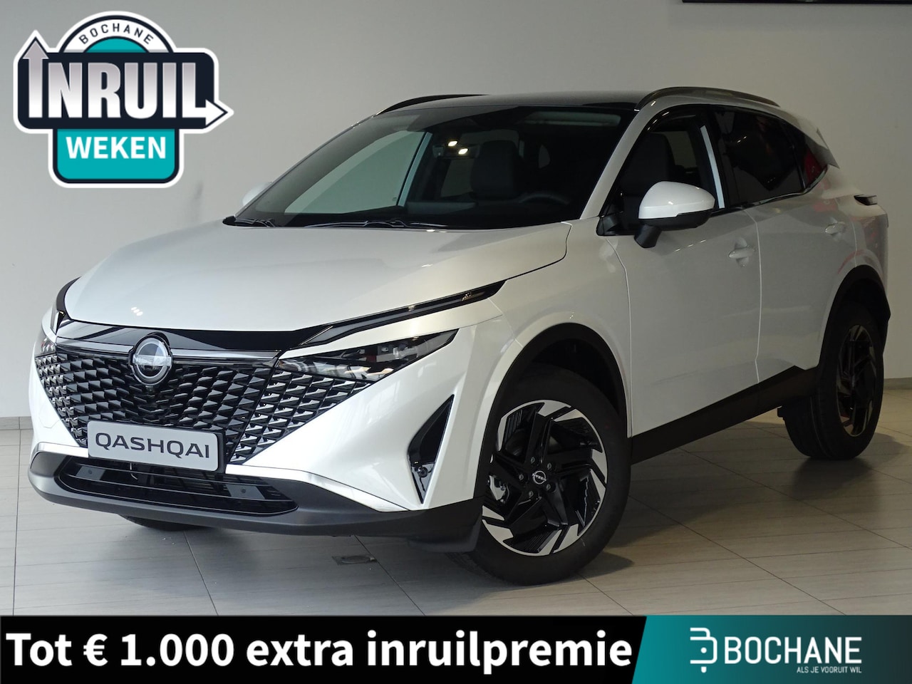 Nissan Qashqai - 1.3 MHEV 158 Xtronic Automaat N-Connecta | Panoramadak | Cold Pack | € 5.500,- voorraadvoo - AutoWereld.nl