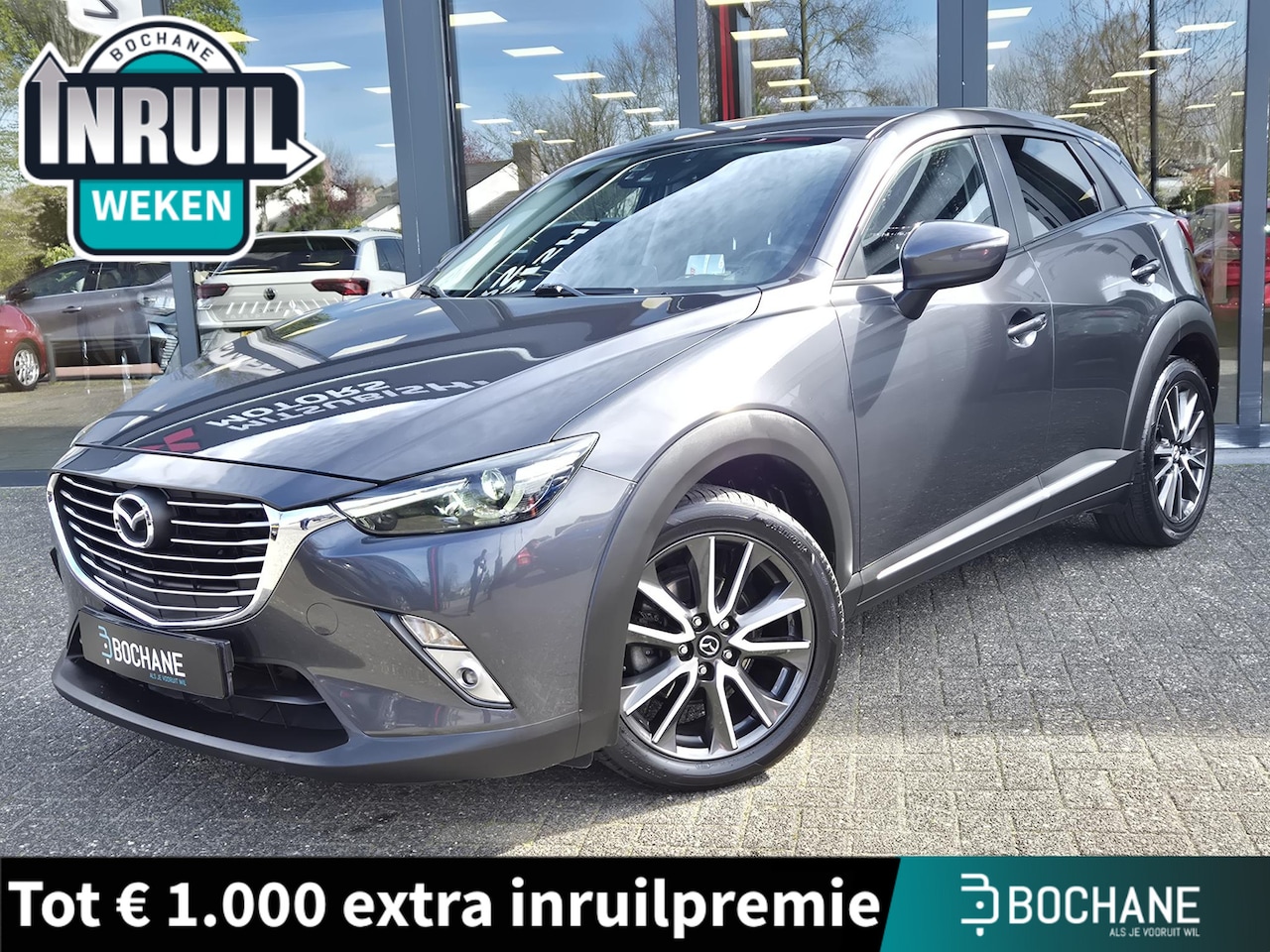 Mazda CX-3 - 2.0 SkyActiv-G 120 SkyLease+ | Navigatie | Parkeersensoren | Camera | - AutoWereld.nl