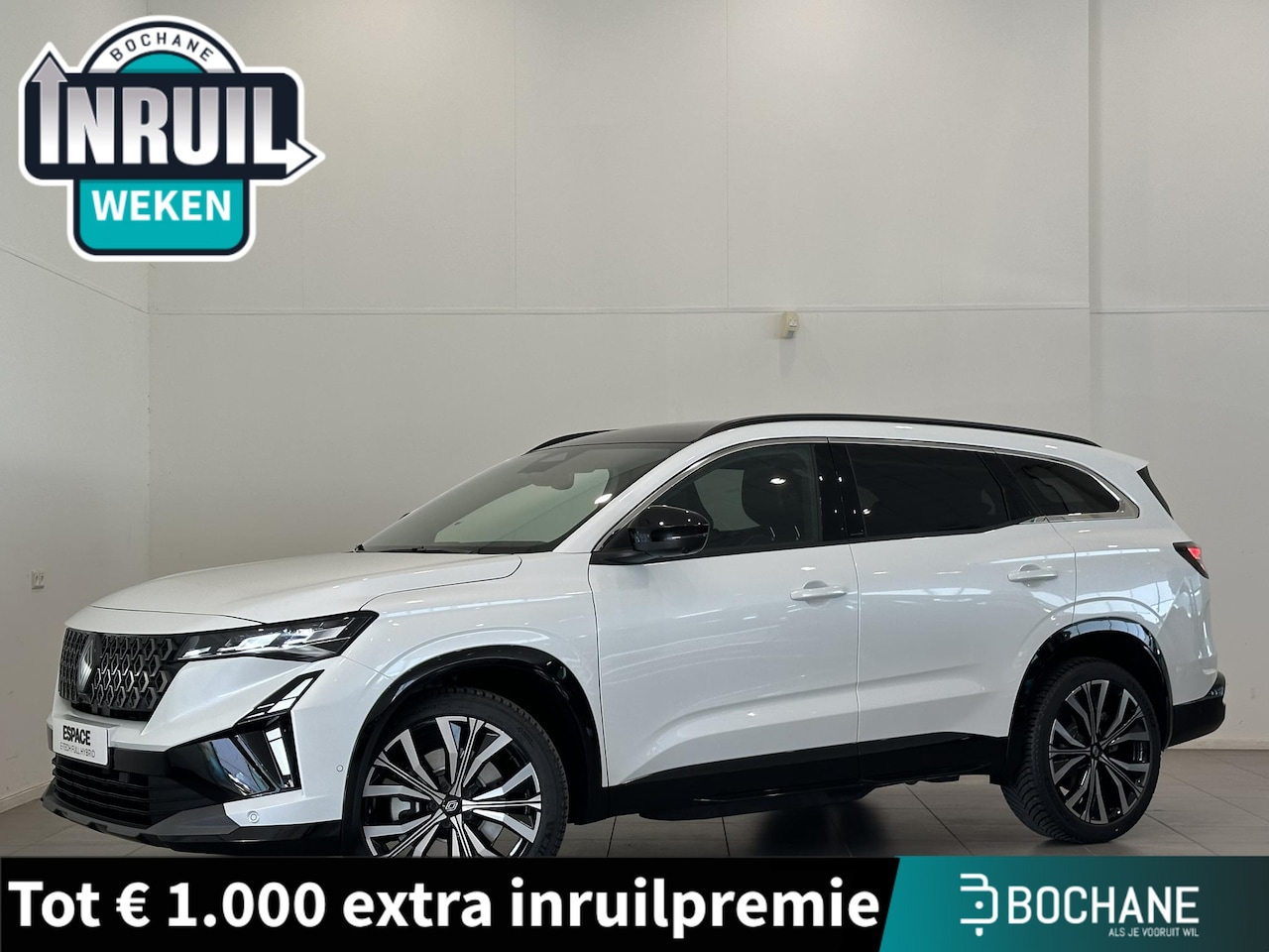 Renault Espace - 1.2 E-Tech Full Hybrid 200 Iconic 7p. | Pack Vision | Pack Light & Sound | All season band - AutoWereld.nl