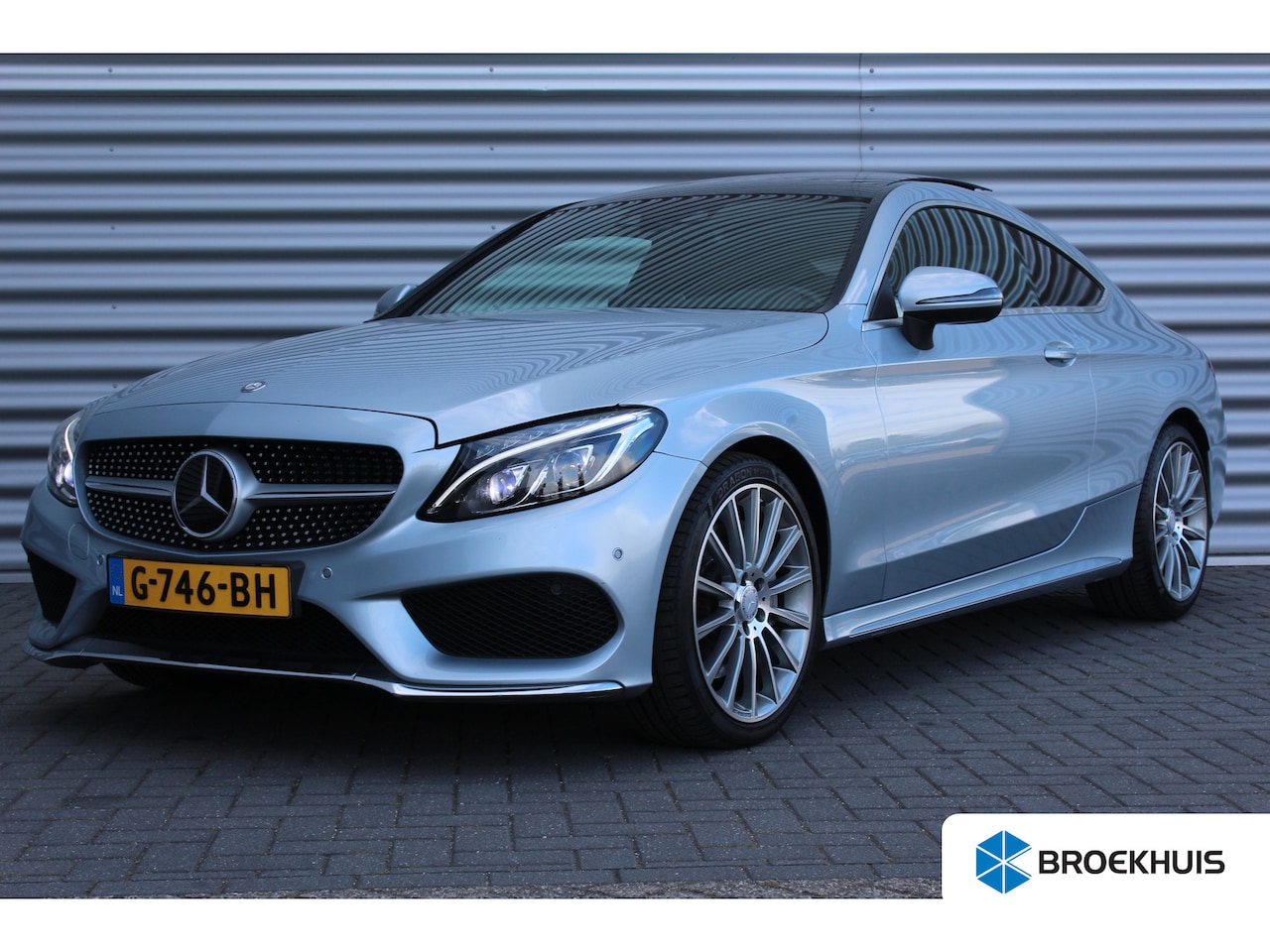 Mercedes-Benz C-klasse Coupé - 250 211PK PRESTIGE AMG LINE AUTOMAAT / NAVI / LEDER / CLIMA / FULL-LED / PDC / 19" LMV / C - AutoWereld.nl