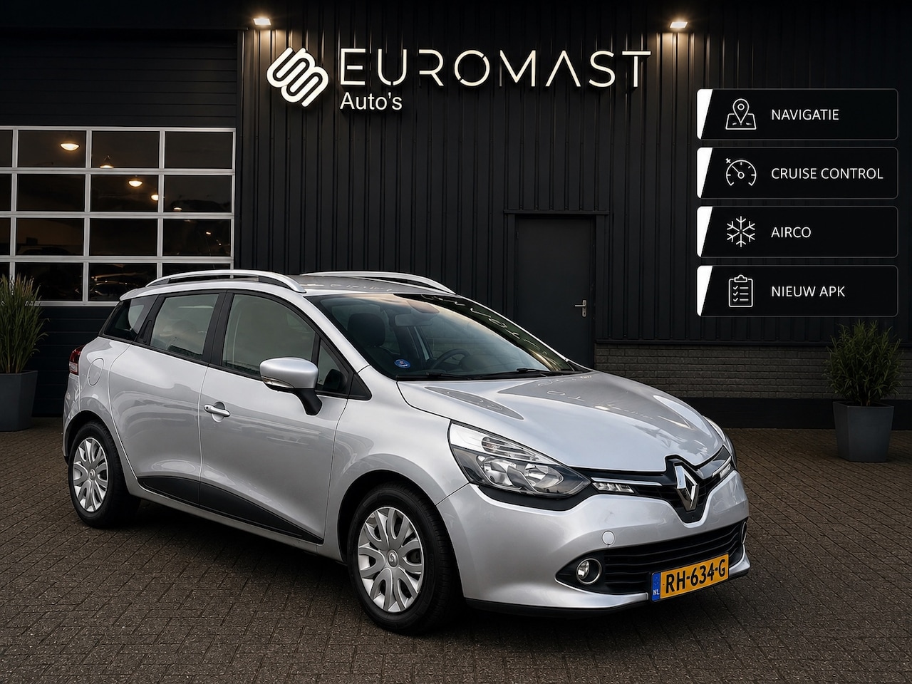 Renault Clio Estate - 1.2-16V Collection Airco | Cruise | Navigatie | Nieuw Apk - AutoWereld.nl