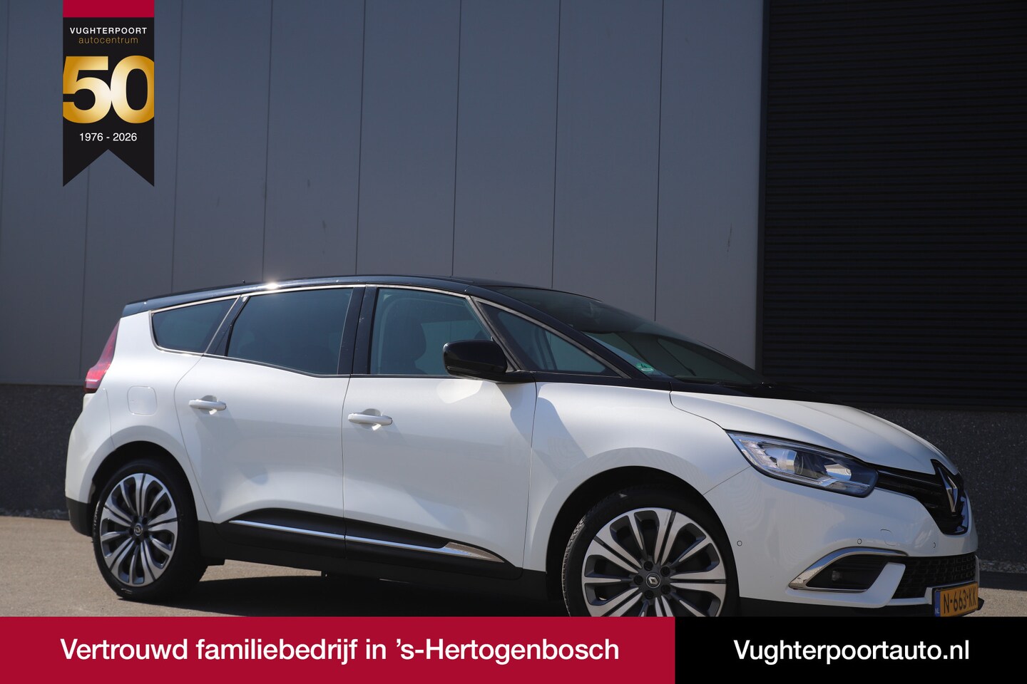 Renault Grand Scénic - 1.3 TCe 140pk /Automaat/7-persoons/Camera/Pearl white/Carplay - AutoWereld.nl