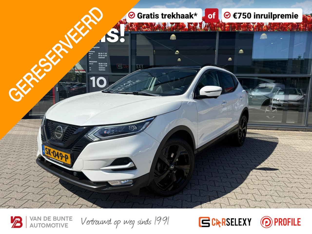 Nissan Qashqai - 1.2 Tekna *Trekhaak & Black Pack* - AutoWereld.nl