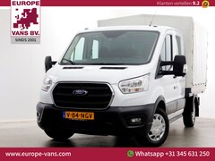 Ford Transit - 2.0 TDCI 130pk L2H1 Trend D.C. Open Laadbak met huif 05-2020